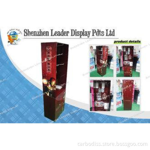 Headphone Cardboard Hook Display Stands With Iron Man Promo